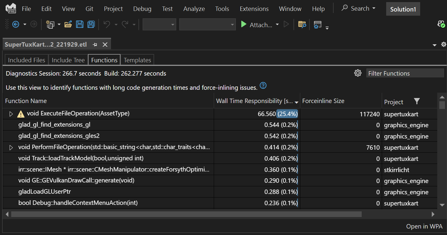 Detailed Diagnostics for C++ Code screenshot